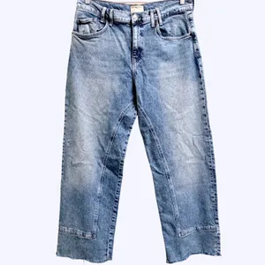 Free People Women's Risk Taker Mid-Rise Straight-Leg Jeans‎ Size 31 thumbnail 2