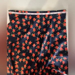 J.Crew Pull-On Slip Skirt in Poppy Fields Floral Midi thumbnail 5