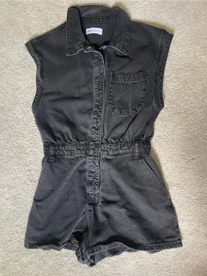 Zara Black Romper thumbnail 1