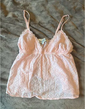 Pink PacSun Babydoll Top thumbnail 1
