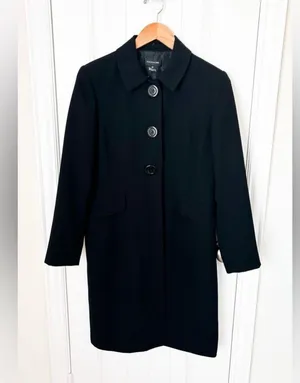 Vintage Focus 2000 Black Coat Size 8 thumbnail 1