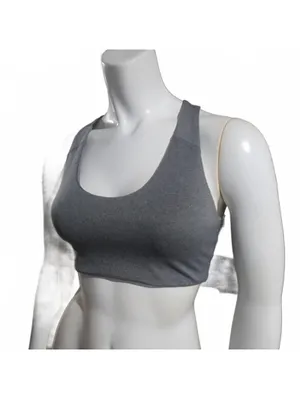 Old Navy Active Powersoft Medium Support Sports Bra in Gray, Size Small thumbnail 2