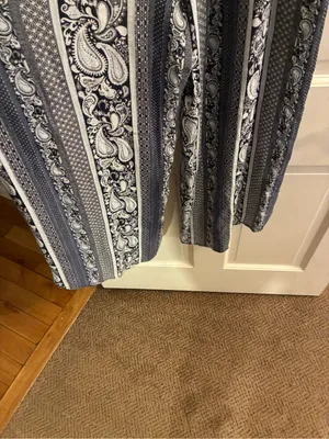 Women’s J for Justify Brand Paisley Print Maxi Dress with Crochet Waist Size L thumbnail 14