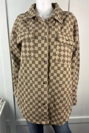 Beautiful Women’s Fornia Shacket Size S/M thumbnail 1