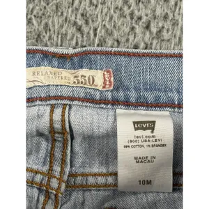 Levis 550 Jeans Women 10 Relaxed Tapered Leg High‎ Rise Denim Y2K thumbnail 8
