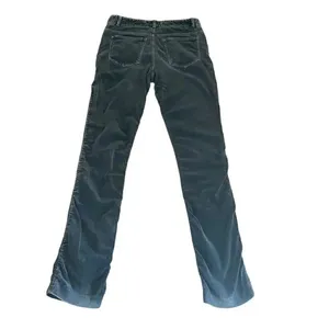 Theory Cotton Blend Green Velvet Skinny Womens Pants SZ 2 thumbnail 5