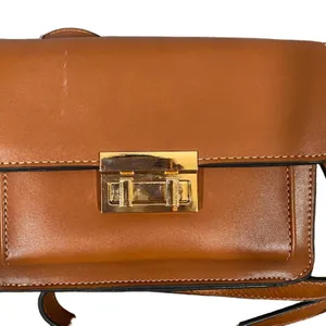 Brown Faux Leather Square Camera Crossbody Messenger Bag Women thumbnail 12