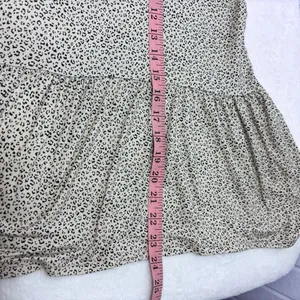 gaze Women’s Cropped Top Leopard Print Size‎ M Tan Size M thumbnail 8