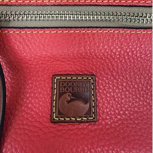 Dooney & Bourke Red Pebbled Leather Mini Crossbody Bag thumbnail 8