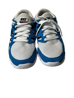 Nike Free Run 2 Women's‎ Athletic Shoes Blue White Red Running Training Sneakers thumbnail 1