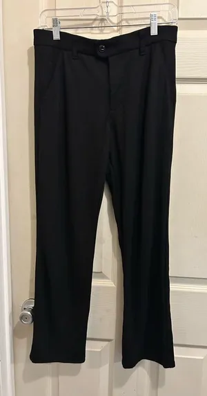 Lee Black Dress Pants — Tailored Straight Leg - size 10P thumbnail 1