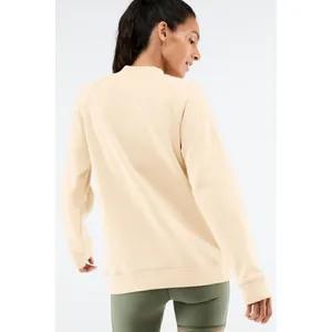 Fabletics James Shorewood Tan Mock‎ Neck Pullover Sweatshirt M thumbnail 2