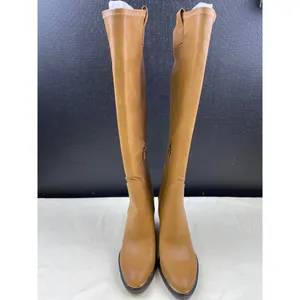 Franco Sarto Women's Camel Stretch Tall Boots/Shoes Heels 4" Size 9M SKU 5163 thumbnail 2