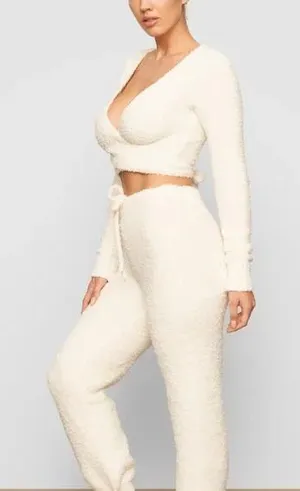 Skims fluffy joggers  thumbnail 1