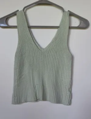PacSun Reversible green Crop Tank thumbnail 1