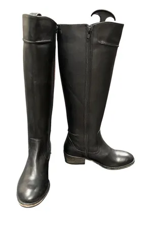 Seychelles wms black leather below knee equestrian riding boots sz 6 SKU 10-676 thumbnail 1