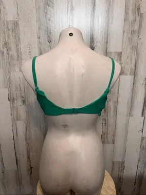 Aerie Bridget Underwire Push Up Bikini Top 34D Green Palm Tree Print thumbnail 5