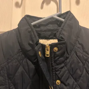 A New Day Quilted Chore Jacket Navy Blue Full Zip‎ Pockets Size Large Women thumbnail 4