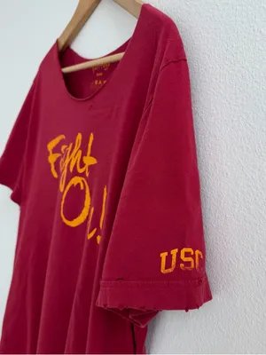 USC Trojans Football Off The Shoulder Tee thumbnail 4