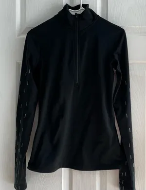 Nike Long Sleeve Running Pullover Zip Up Performance Size Small thumbnail 1