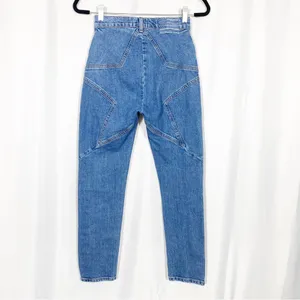 Revice Venus High Rise Cropped Star Jeans: Light Year Wash thumbnail 5