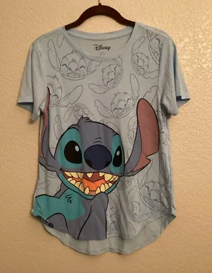 NWOT Disney Lilo & Stitch Large Graphic T-shirt L thumbnail 1