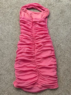 Pink Hello Molly Strapless Cut-out Mini Deess thumbnail 4