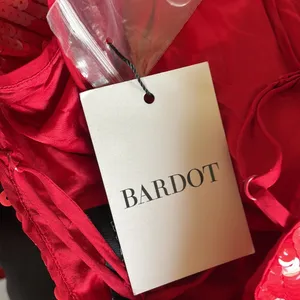 NWT BARDOT Women's Beckett Sequin Slit Sheath Dress In Lipstick Red SZ-4 thumbnail 6