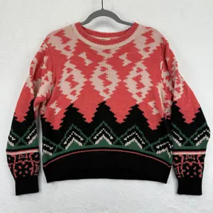 Aldomartins Wool Alpaca Blend Sweater Fair Isle Knit Pullover Size 4‎ thumbnail 1