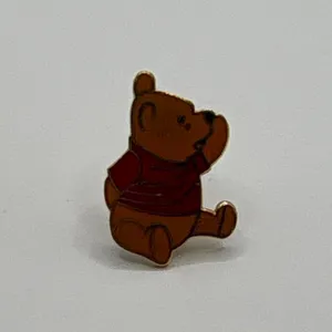 Vintage 80s Winnie The Pooh Pin Tie back pin Walt Disney Productions thumbnail 3