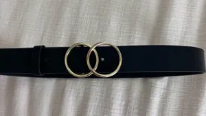 Amazon Black belt with gold hardware thumbnail 1