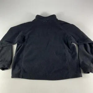 Columbia Jacket Women's Large Black Full Zip Fleece Zip Pockets Core Interchange thumbnail 5