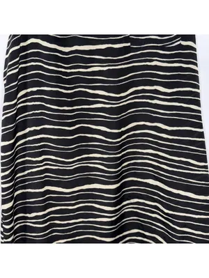 Imaginary Voyage Zebra Stripe Racerback Tank Top Size Large thumbnail 3