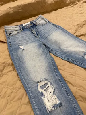 KanCan USA Jeans Distressed Mid-Rise thumbnail 4