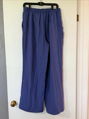 Double Zero Wide Leg Pants in Periwinkle Blue thumbnail 4