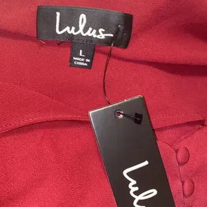 Lulus ✨HP✨Must Be Love Burgundy Button-Front Cami Top✨ thumbnail 4