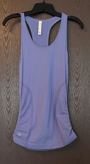 Athleta Lavender Racerback Tank Top thumbnail 1