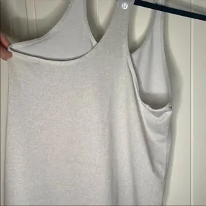 ✨ lululemon light heather grey paisley loose racerback tank top✨ thumbnail 5