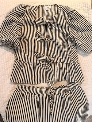 Cece women’s two piece striped set Small thumbnail 2