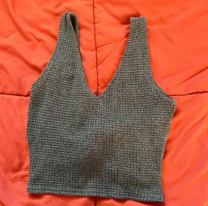Windsor Green Knit Crop Top thumbnail 3