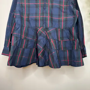 NWT Tuckernuck Pomander Place Fraser Plaid Ashlen Tartan Blouse size M Medium thumbnail 6