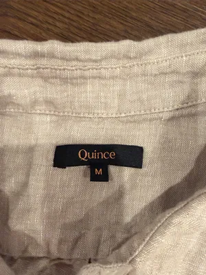 Quince 100% European Linen Long Sleeve Shirt Medium - C11-739 thumbnail 3