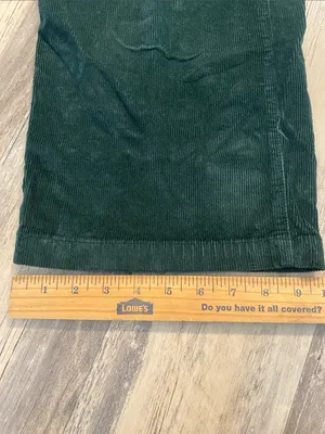Madewell Emmett Wide Leg Corduroy Pants Welt Pocket Luxury Forest Stretch 29 thumbnail 6