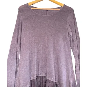 Tempo Paris Long Sleeve Fairy Top Medium Whimsical Boho Grunge Ballet Lagenlook‎ thumbnail 2