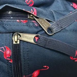 Trans by JanSport Pink Flamingo Backpack SuperBreak School Bag Navy Blue Pink thumbnail 11