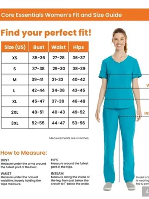 Scrubstar black cargo drawstring scrub pant‎ large thumbnail 3