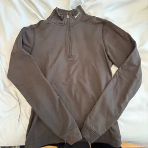 Nike Dark Olive/Brown FIT DRY Quarter-Zip Pullover thumbnail 1