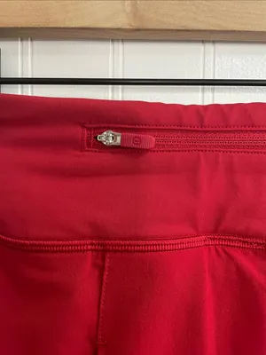 LULULEMON Pace Rival Mid-Rise Skirt in Red Alabama BAMA Logo Size 0 thumbnail 12
