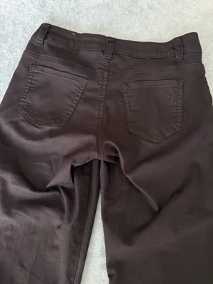 VIP Jeans Black Cargo Pants Wide Leg Stretch Size 3/4 thumbnail 11