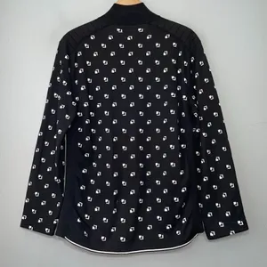 RLX Ralph Lauren Sweater Size Small Black White 1/4 Zip Academia Preppy Golf thumbnail 7